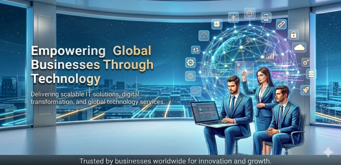 Delivering scalable IT solutions, digital transformation, and global technology services